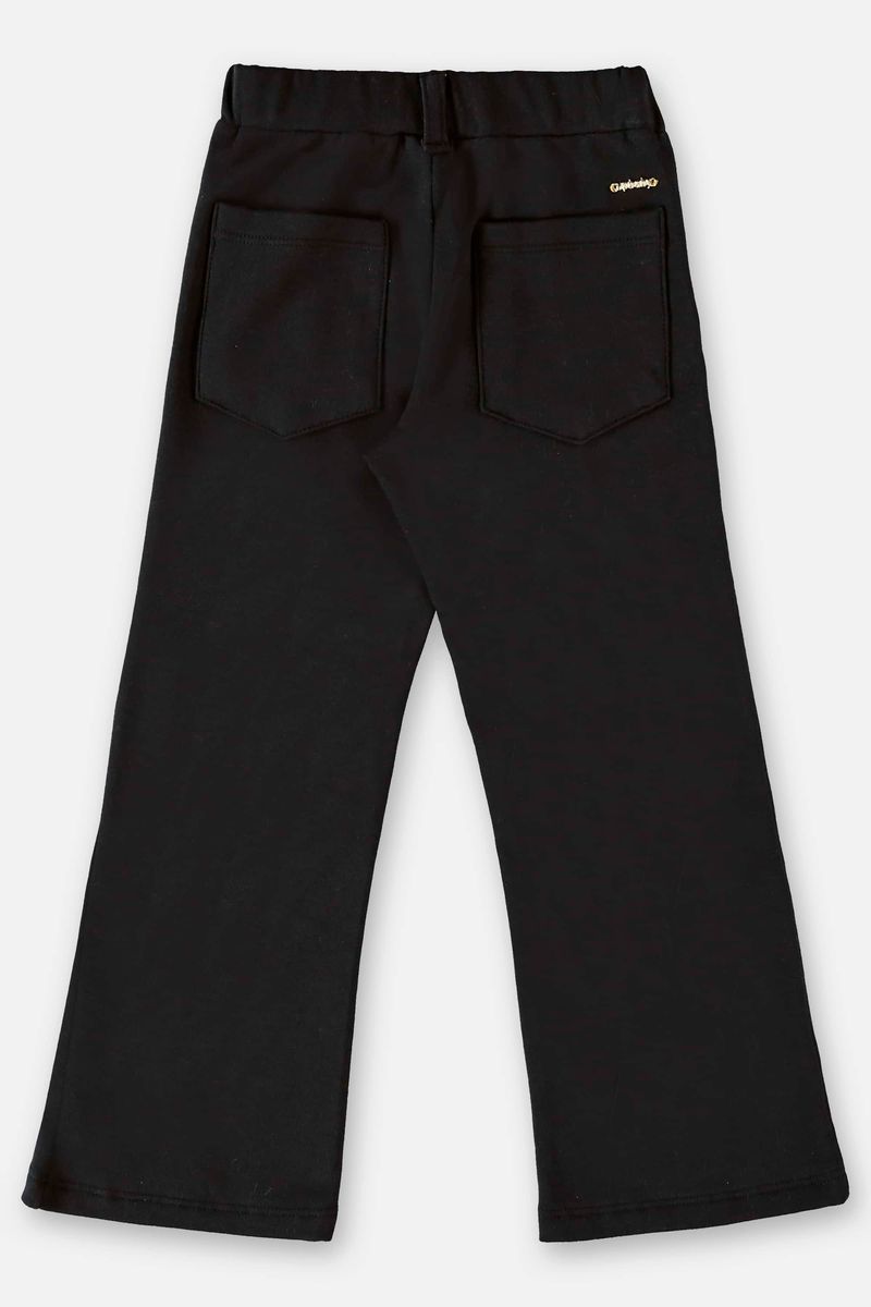 Calca-Flare-Basica-em-Molecotton-Infantil-Menina--Preto--Up-Baby