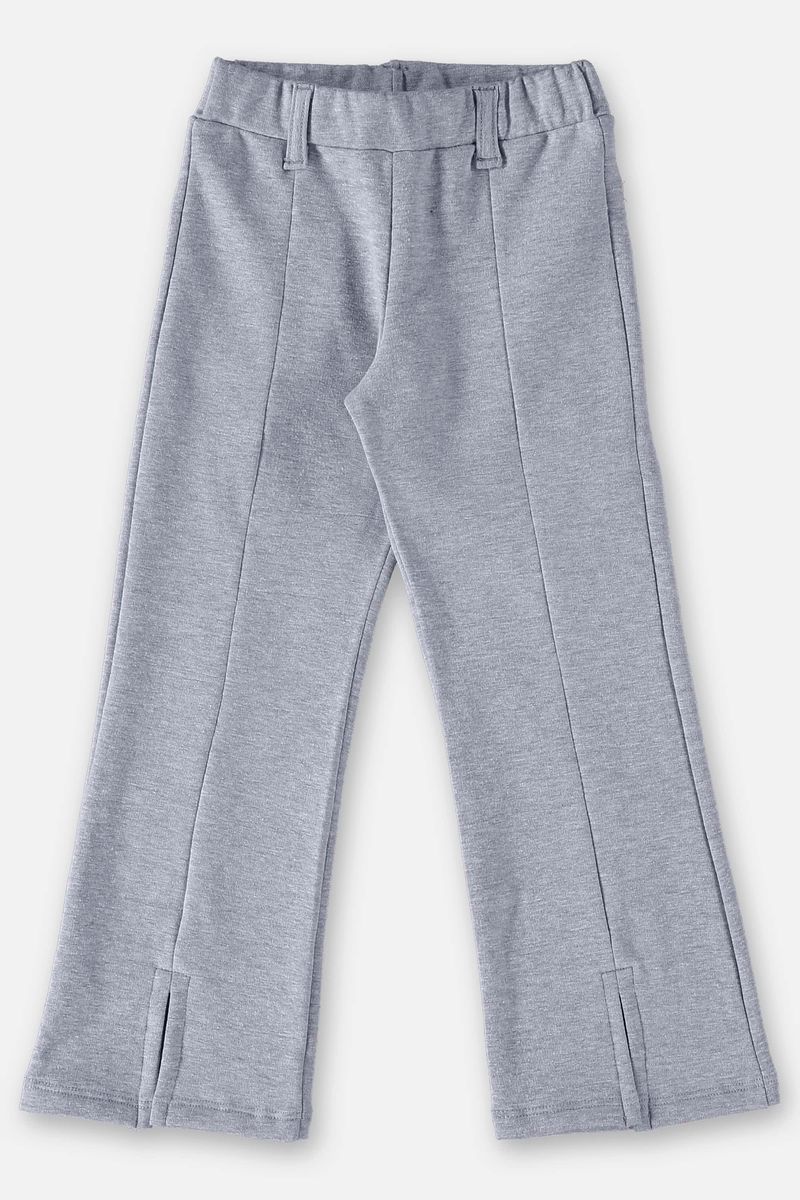 Calca-Flare-Basica-em-Molecotton-Infantil-Menina--Cinza--Up-Baby