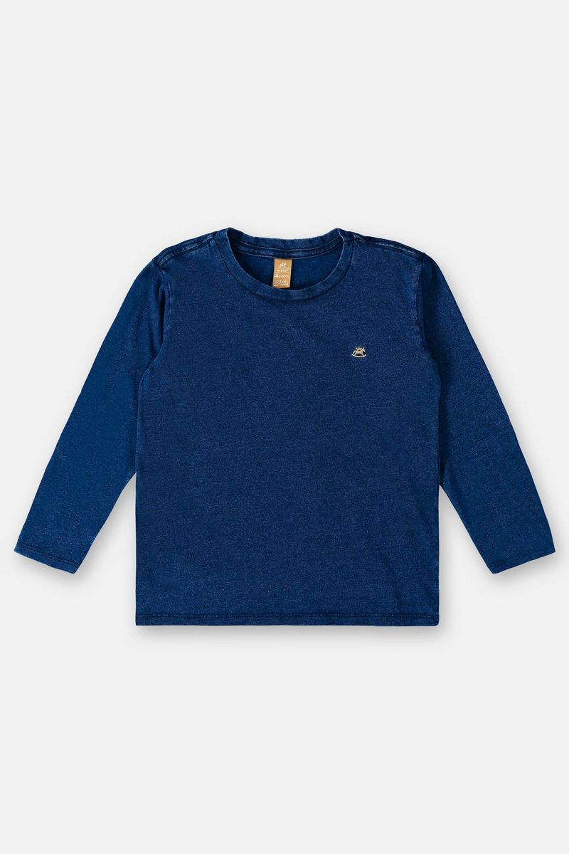 Camiseta-Manga-Longa-Infantil-Menino--Azul--Up-Baby