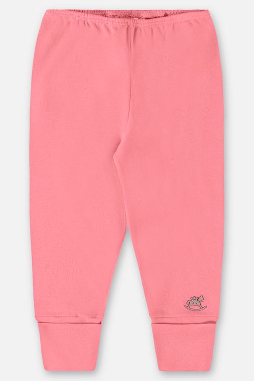 Calça Básica em Suedine Unissex para Bebê (Rosa) Up Baby