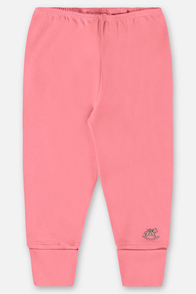 Calca-Basica-em-Suedine-Unissex-para-Bebe--Rosa--Up-Baby