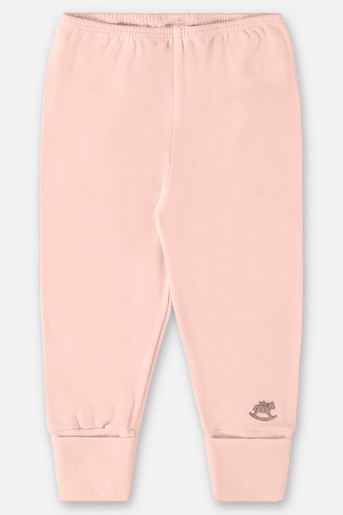 Calça Básica em Suedine Unissex para Bebê (Rosa) Up Baby