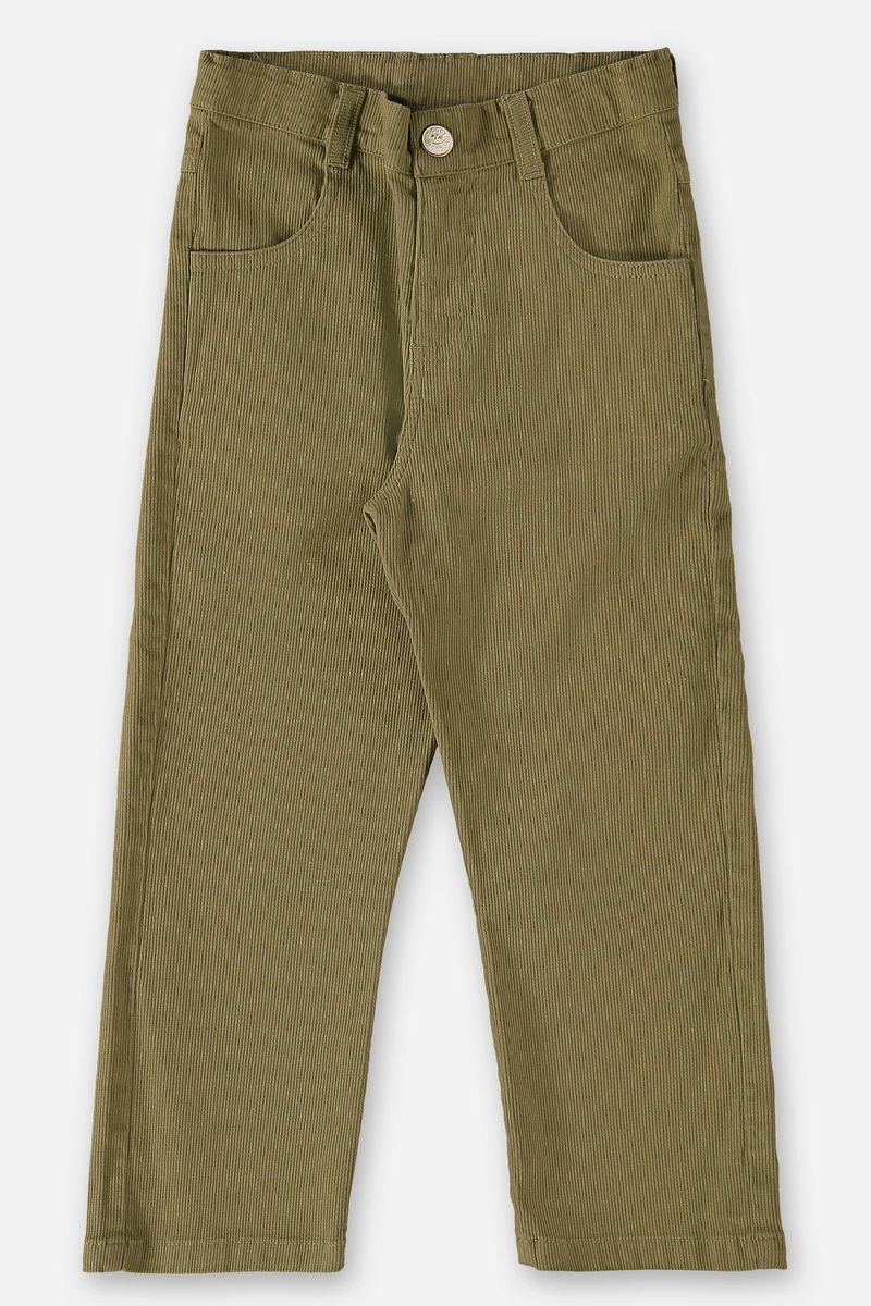 Calca-em-Sarja-Infantil-para-Meninos--Verde--Up-Baby