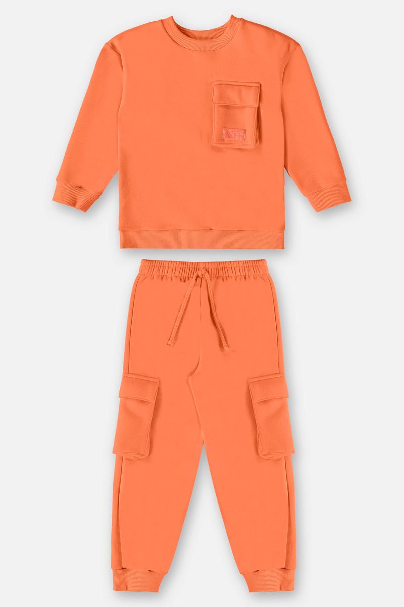 Conjunto-Blusao-e-Calca-em-Moletom-Infantil-Menino--Laranja--Up-Baby