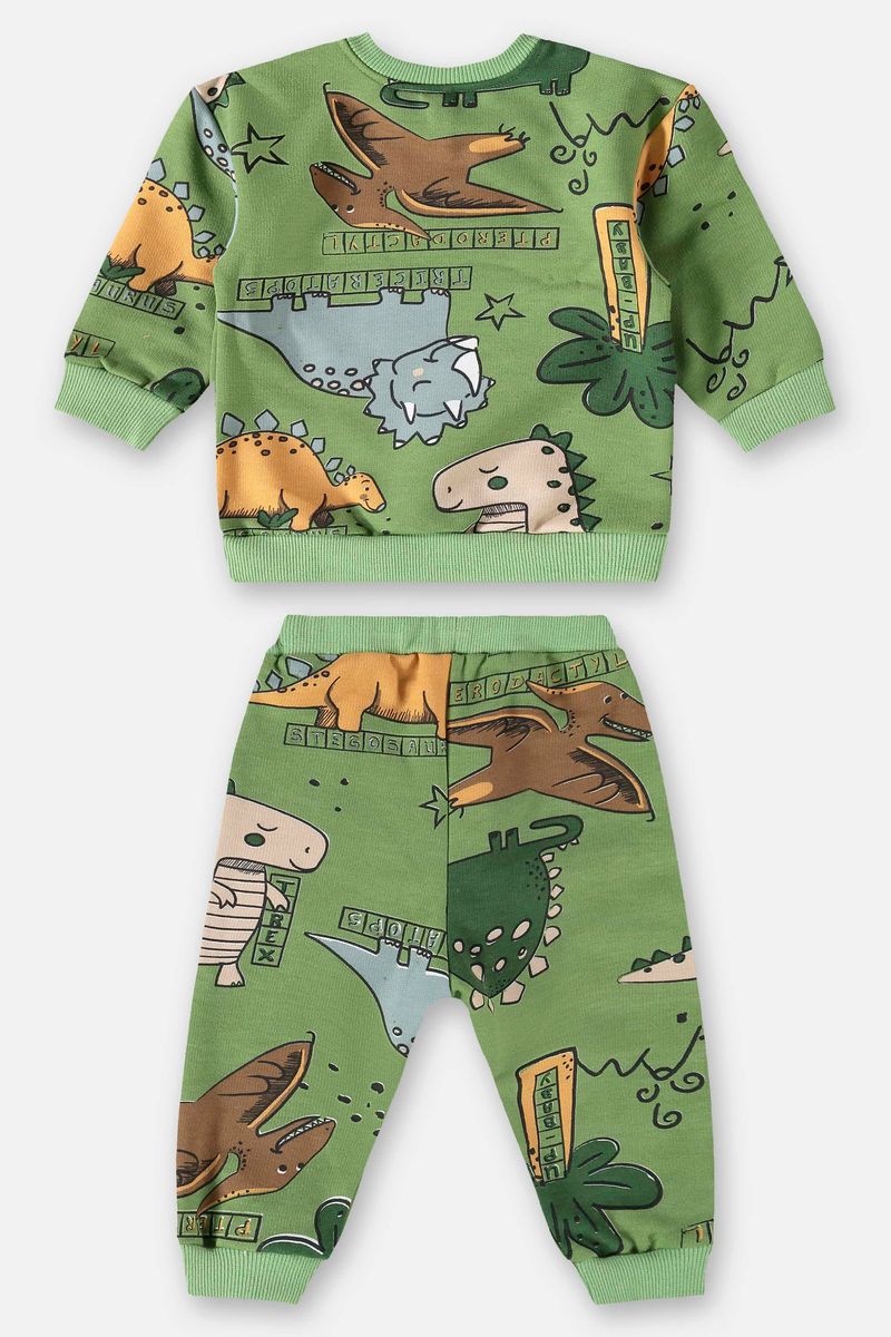 Conjunto-com-Blusao-e-Calca-para-Bebe-Menino--Verde--Up-Baby