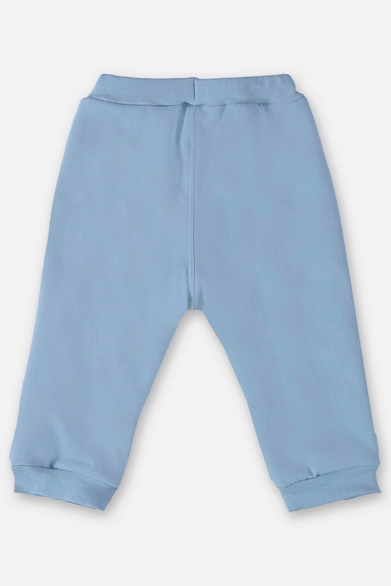 Calca-Unissex-em-Molecotton-para-Bebe--Azul--Up-Baby