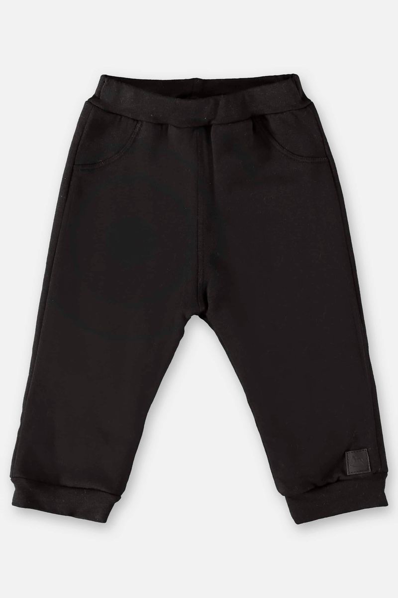 Calca-Unissex-em-Molecotton-para-Bebe--Preto--Up-Baby