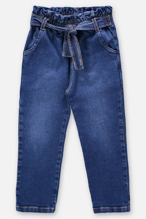 Calça Jeans Clochard Infantil Menina (Azul) Up Baby