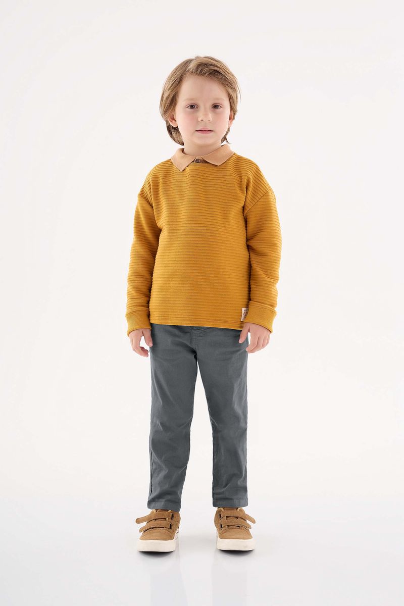 Camiseta-de-Manga-Longa-Infantil-Menino--Amarelo--Up-Baby