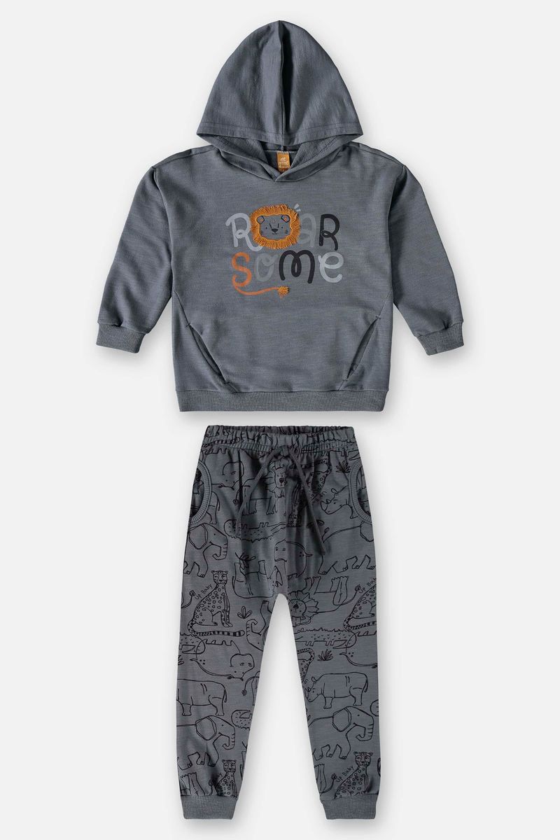 Conjunto-Casaco-e-Calca-Infantil-Menino--Cinza--Up-Baby