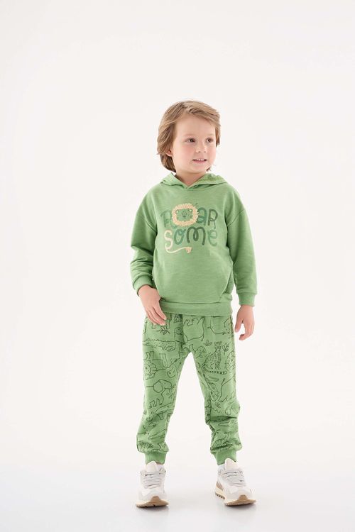 Conjunto Casaco e Calça Infantil Menino (Verde) Up Baby