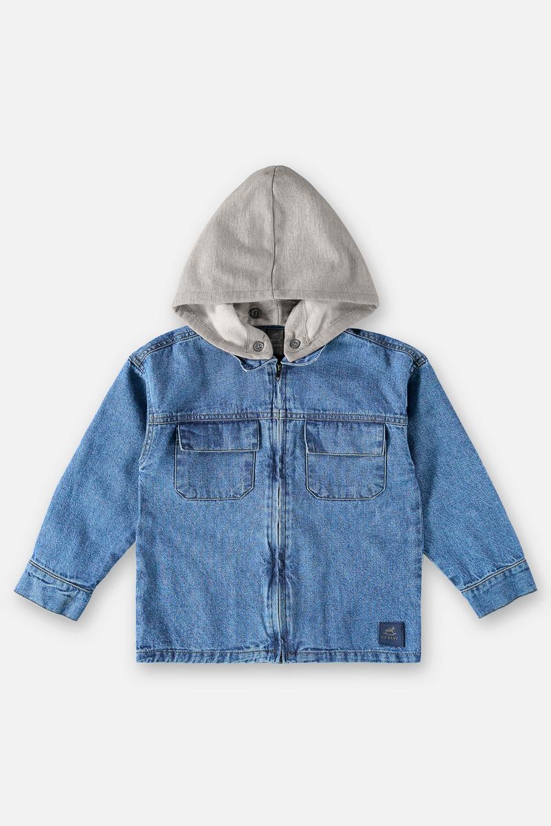 Jaqueta-Jeans-Infantil-para-Menino--Azul--Up-Baby