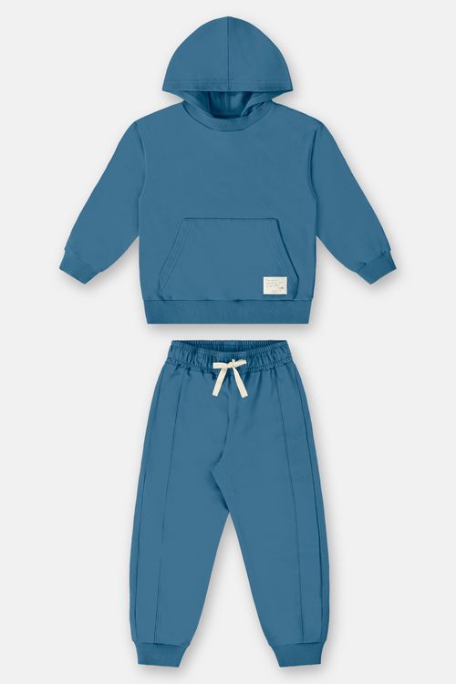 Conjunto Blusão e Calça Infantil Unissex (Azul) Up Baby