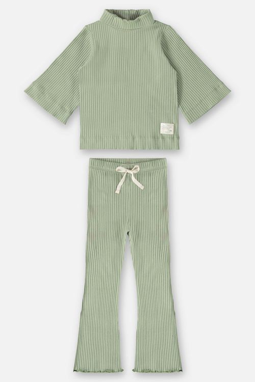 Conjunto Blusão e Calça Infantil Menina (Verde) Up Baby