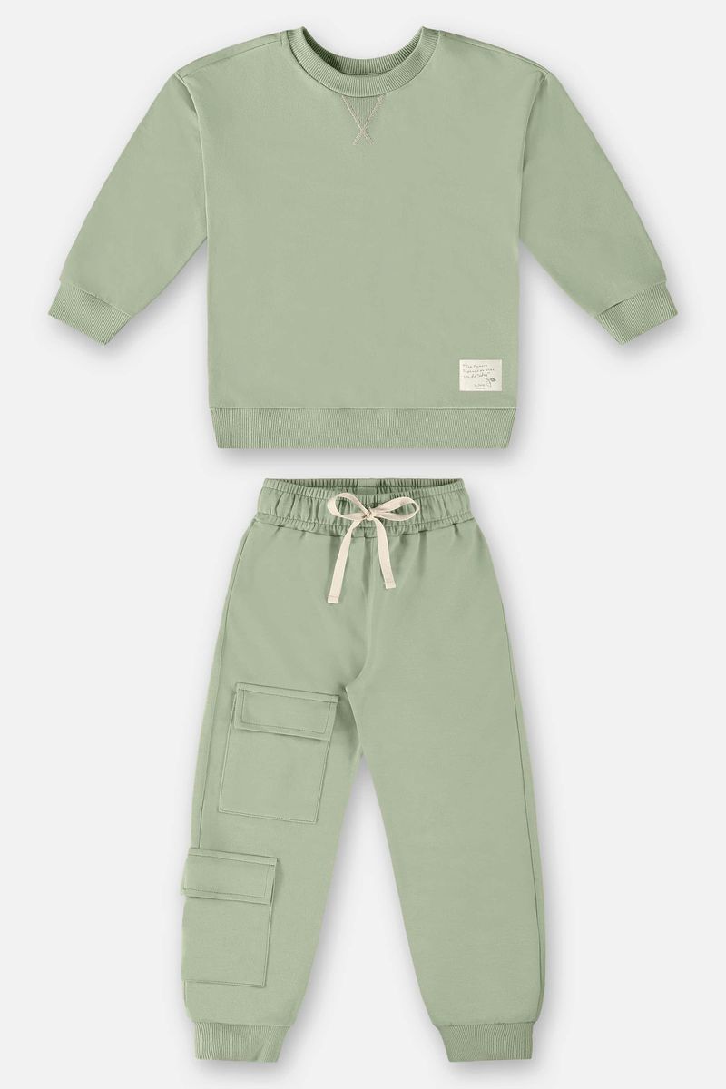 Conjunto-Blusao-e-Calca-Infantil-Menino--Verde--Up-Baby