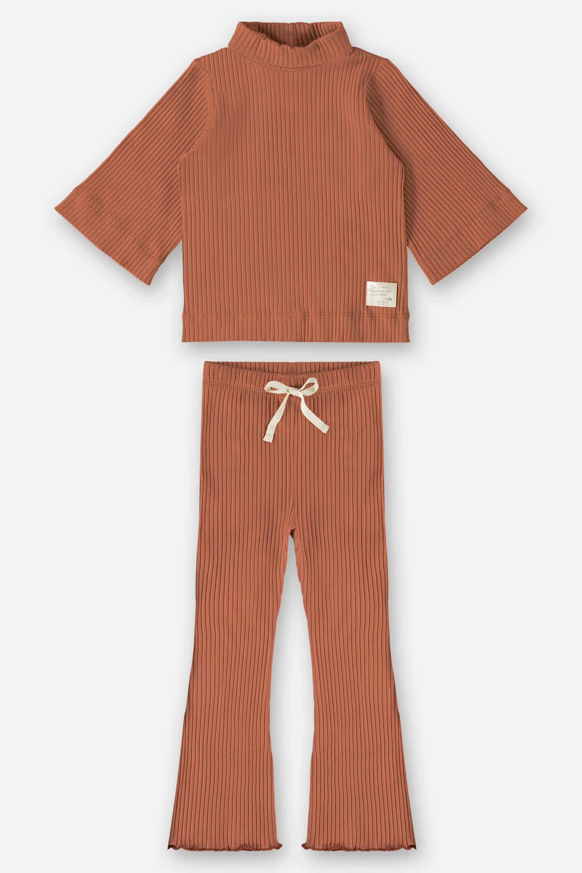Conjunto Blusa e Calça Infantil Menina (Laranja) Up Baby