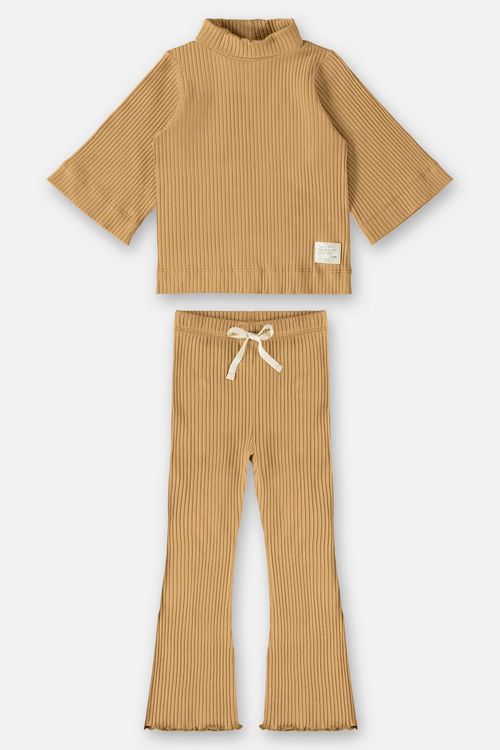 Conjunto Blusa e Calça Infantil Menina (Laranja) Up Baby