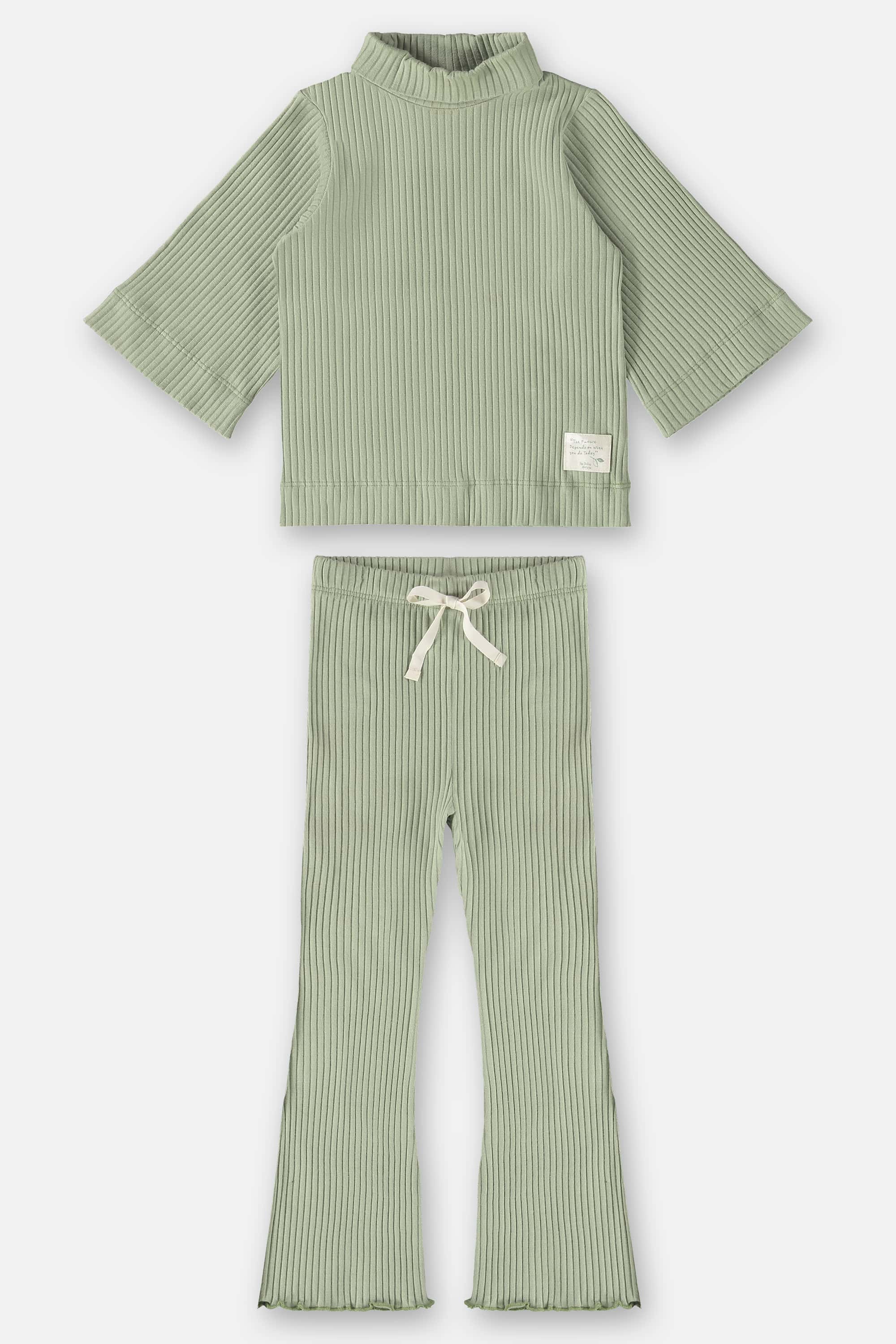 Conjunto Blusa e Calça Infantil Menina (Verde) Up Baby