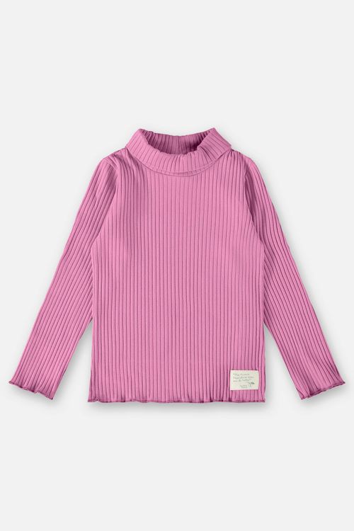 Blusa em Ribana Infantil Menina (Roxo) Up Baby