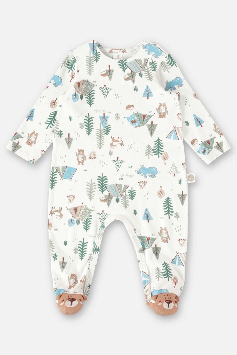 Macacao-Comfy-para-Bebe-Menino--Off-White--Up-Baby