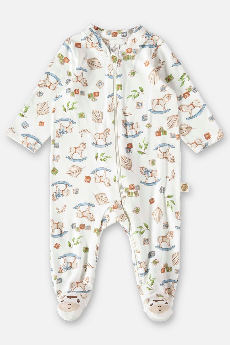 Babador-em-Suedine-Comfy-Unissex-para-Bebe--Off-White--Up-Baby