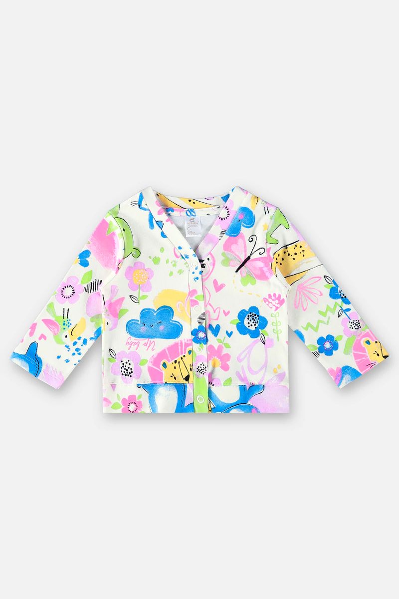 Cardigan-em-Suedine-para-Bebe-Menina--Off-White--Up-Baby
