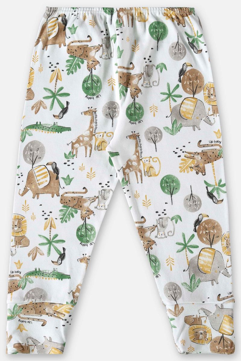 Calca-em-Suedine-para-Bebe-Menino--Branco--Up-Baby
