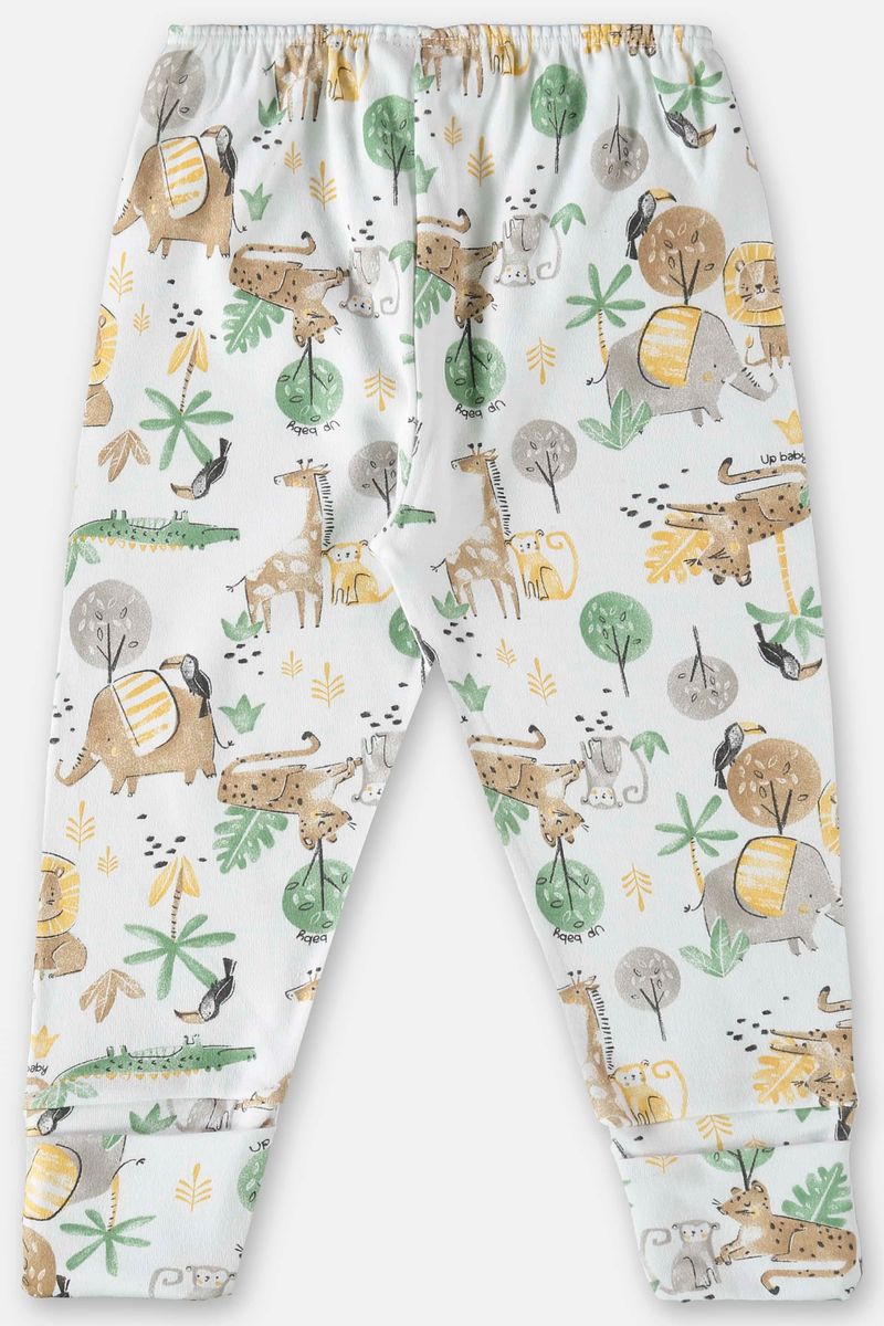 Calca-em-Suedine-para-Bebe-Menino--Branco--Up-Baby