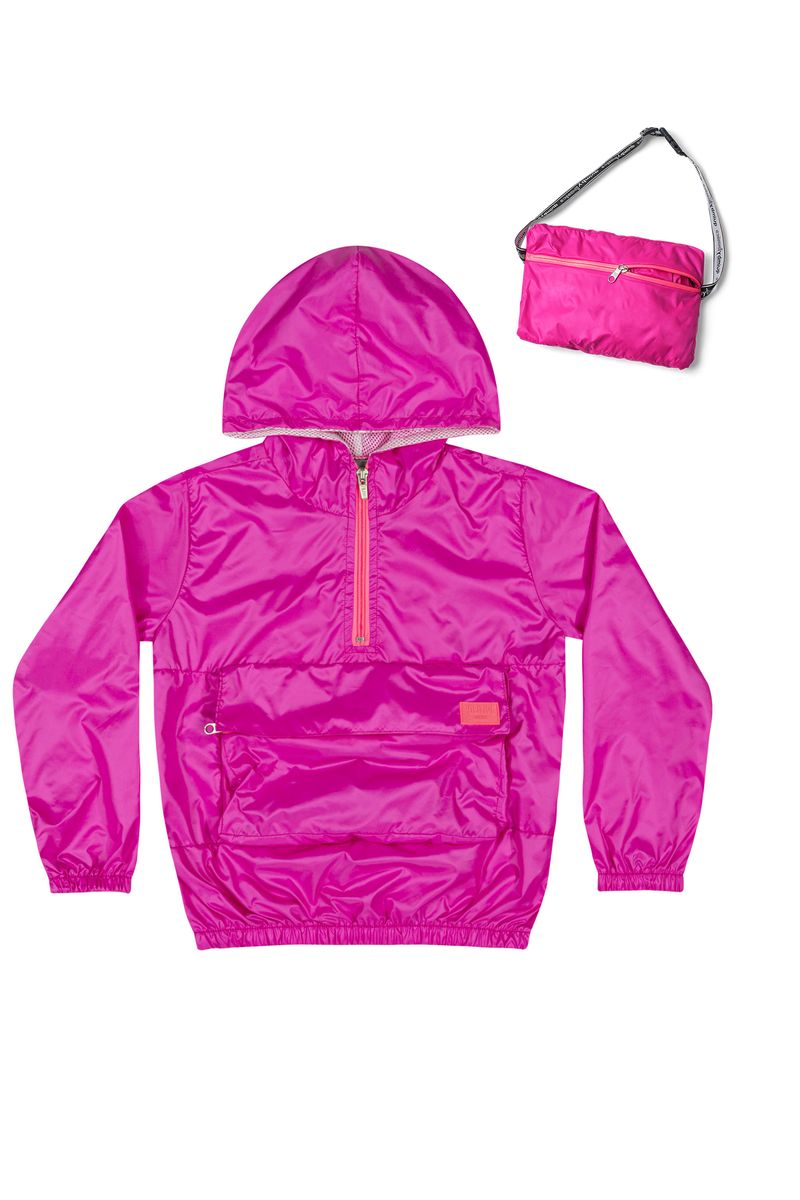 Jaqueta-Corta-Vento-Infantil-Unissex--Rosa-Pink--Quimby