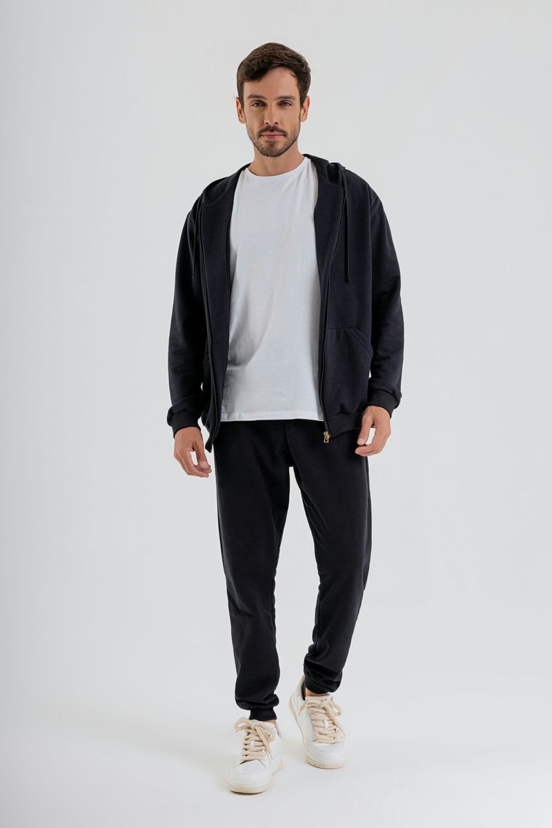 Jaqueta-Basica-Masculina-em-Moletom--Preto--Just-Basic