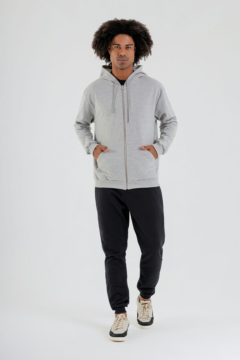 Jaqueta-Basica-Masculina-em-Moletom--Cinza--Just-Basic