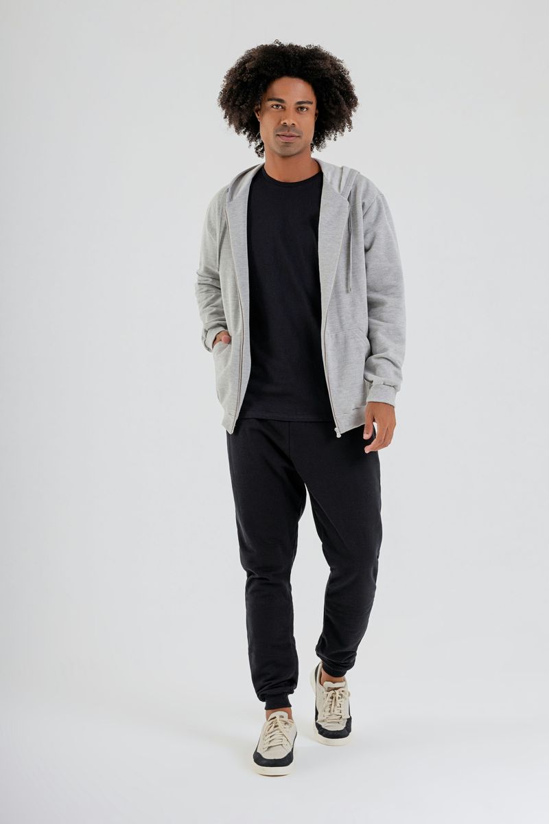 Jaqueta-Basica-Masculina-em-Moletom--Cinza--Just-Basic