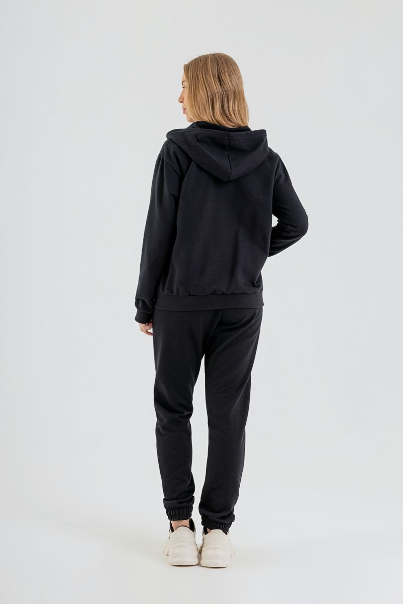 Jaqueta-Basica-Feminina-em-Moletom--Preto--Just-Basic