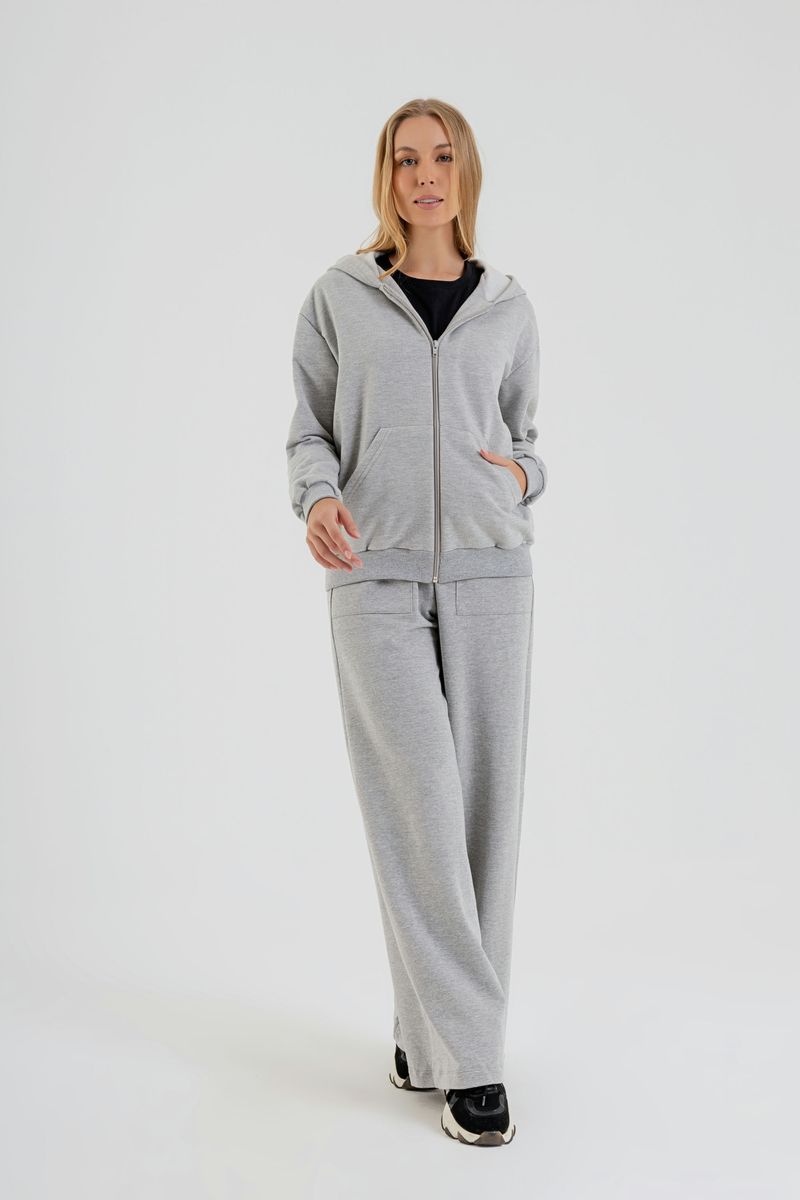 Jaqueta-Basica-Feminina-em-Moletom--Cinza--Just-Basic
