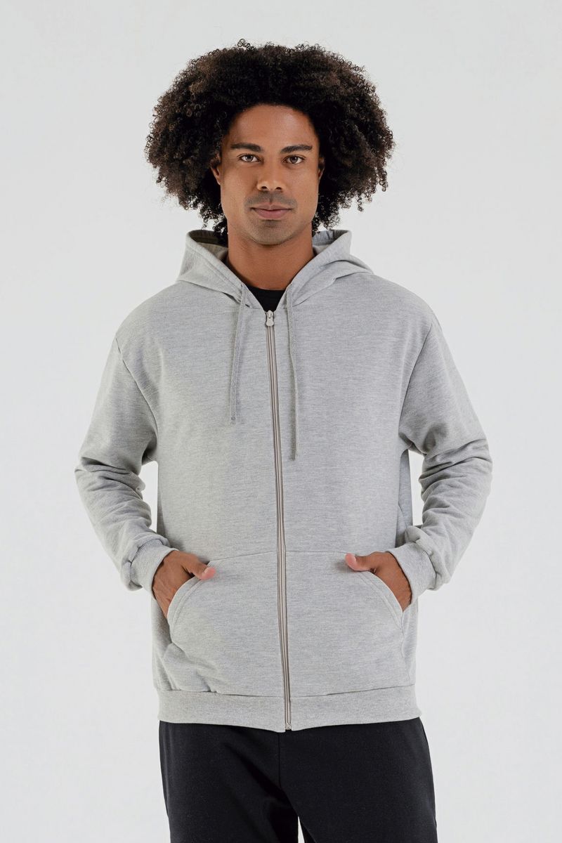 Jaqueta-Basica-Masculina-em-Moletom--Cinza--Just-Basic