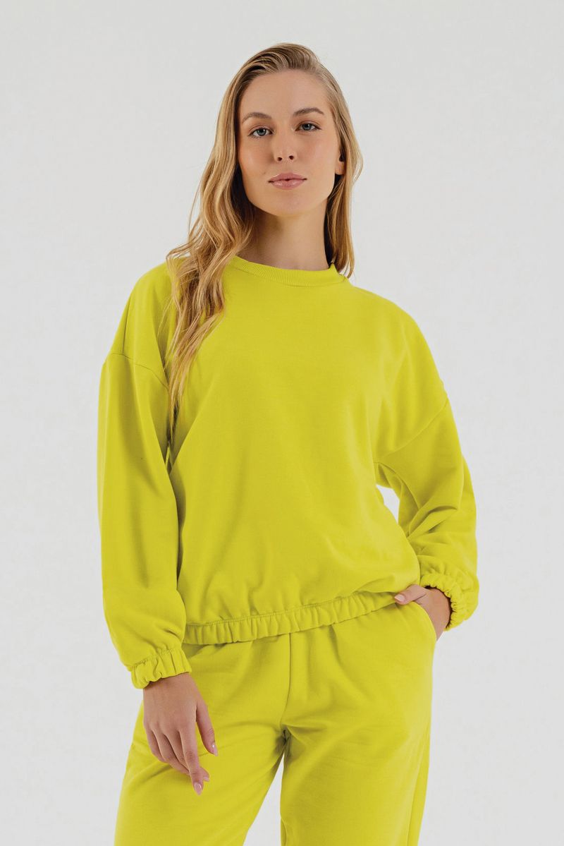 Blusao-Basico-em-Moletom-Feminino-Adulto--Verde--Just-Basic