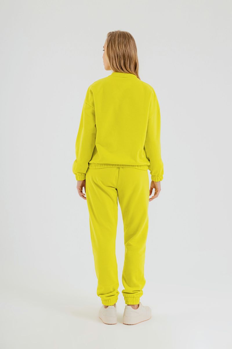Calca-Basica-em-Moletom-Feminino-Adulto--Verde--Just-Basic