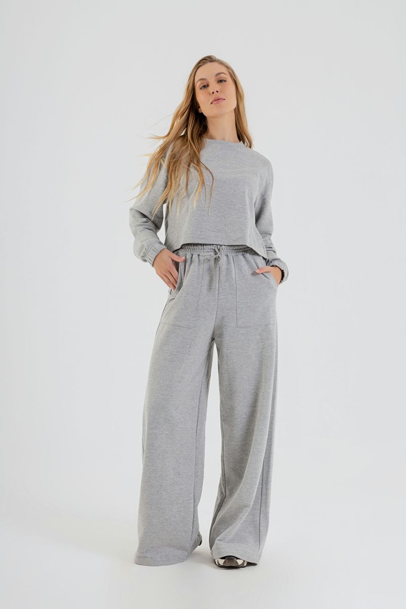 Blusao-Cropped-Basico-em-Moletom-Feminino-Adulto--Cinza--Just-Basic