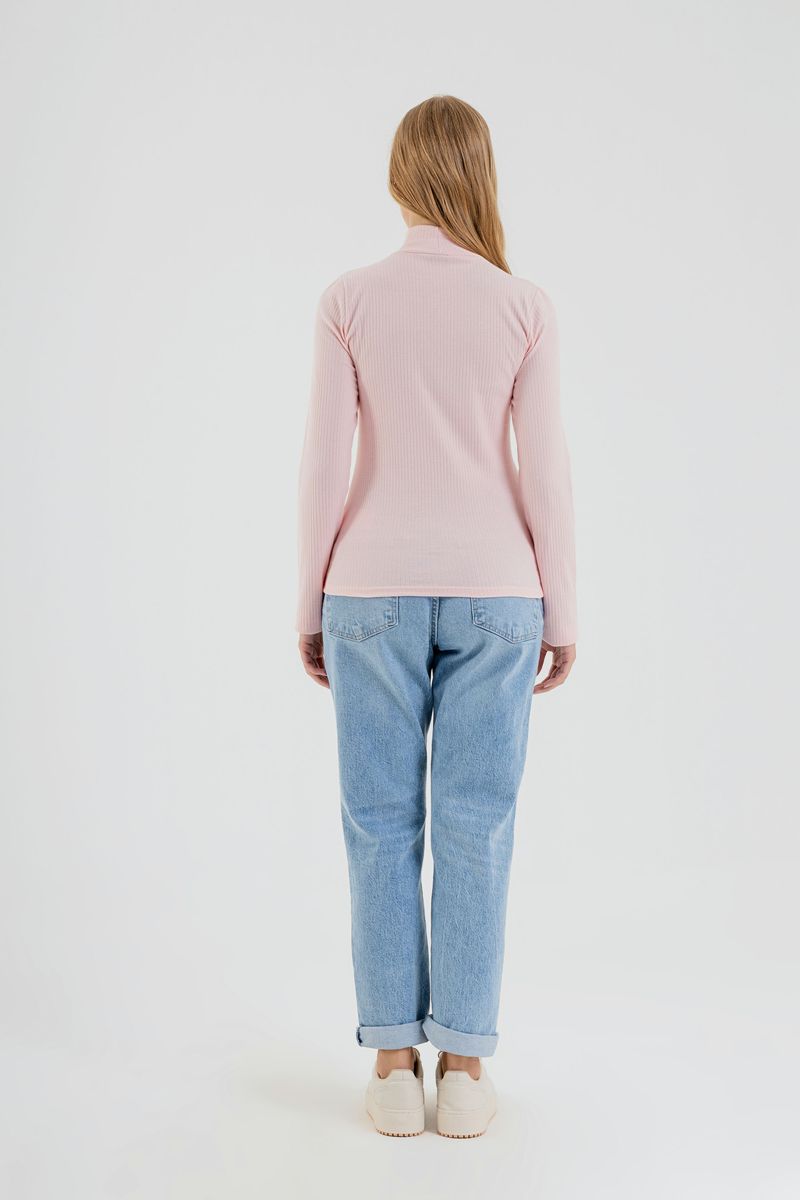Blusa-Basica-Manga-Longa-Feminina-Adulto--Rosa--Just-Basic