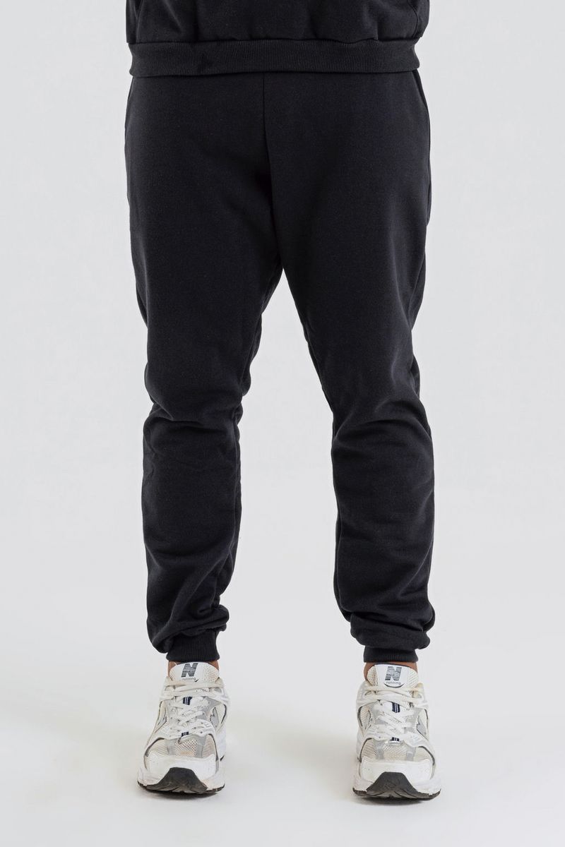 Calca-em-Moletom-Adulto-Masculino--Preto--Just-Basic