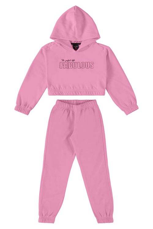 Conjunto Infantil para Meninas com Jaqueta e Calça (Roxo) Guloseima