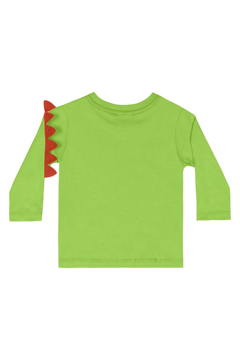 Camiseta-em-Meia-Malha-para-Bebe-Menino--Verde--Quimby
