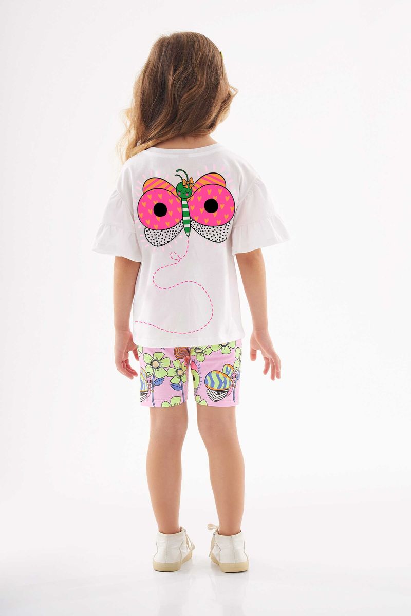 Conjunto-Infantil-com-Blusa-e-Shorts-Biker--Branco--Up-Baby