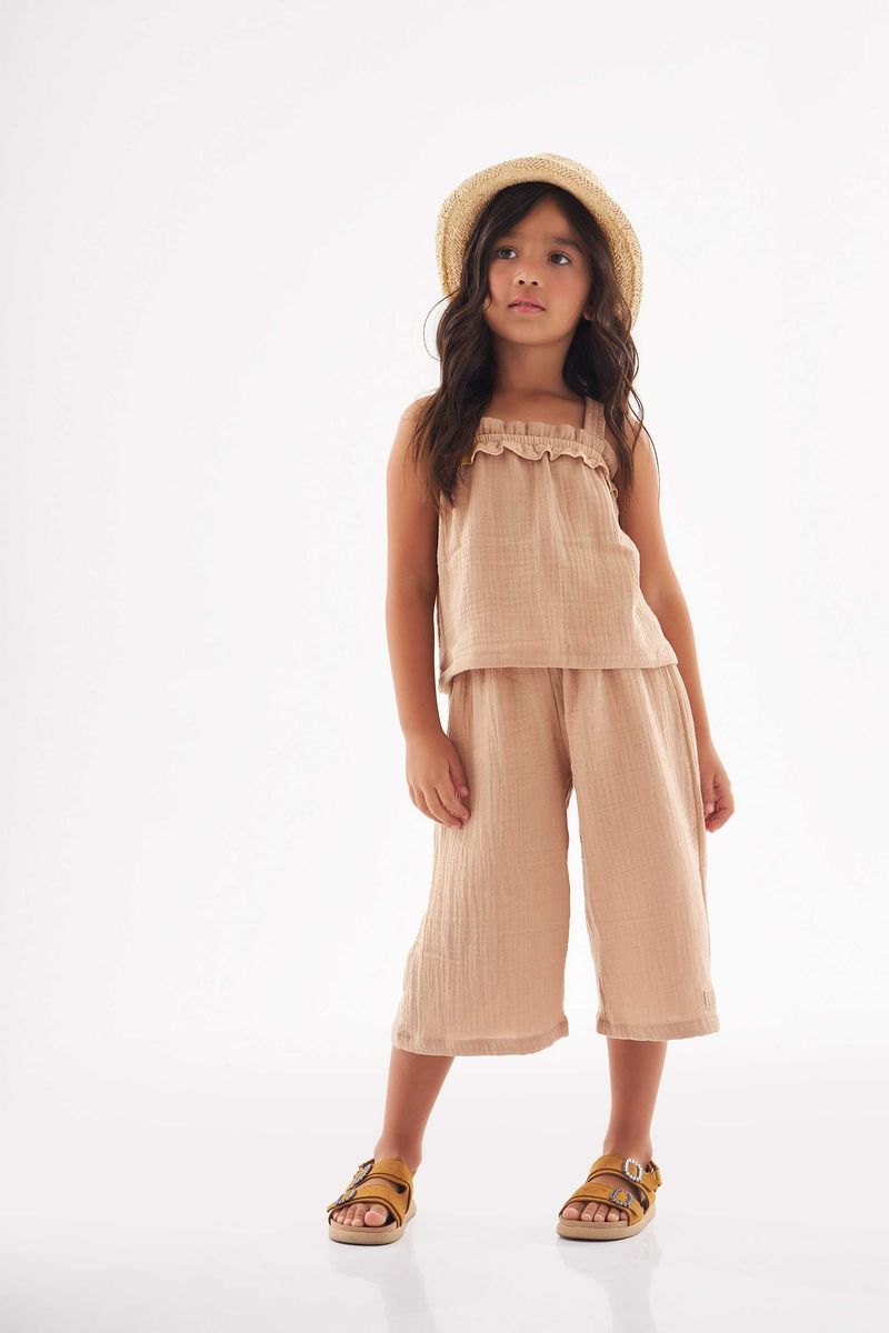 Conjunto-com-Bata-e-Calca-Infantil--Bege--Up-Baby