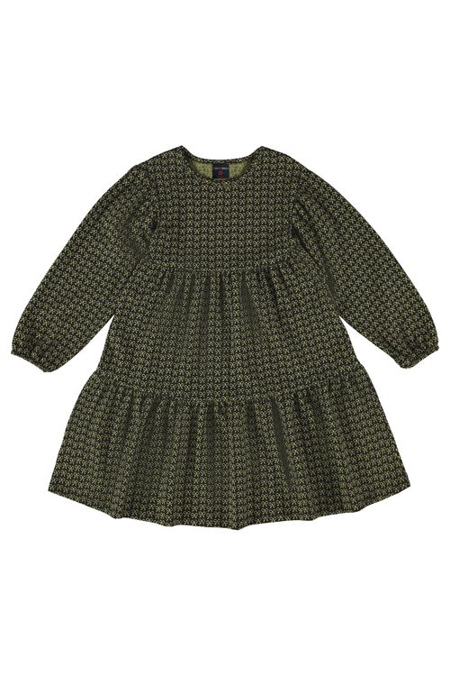 Vestido de Manga Longa Infantil (Preto) Guloseima