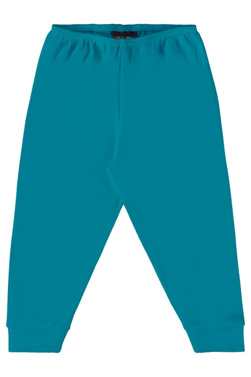 Calça Básica Unissex para Bebê (Azul) Guloseima