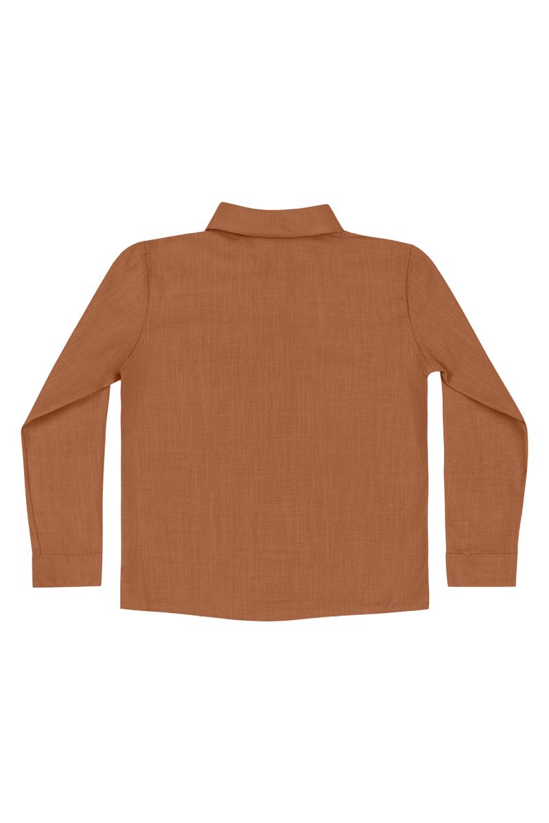 Camisa-Infantil-Menino--Marrom--Quimby