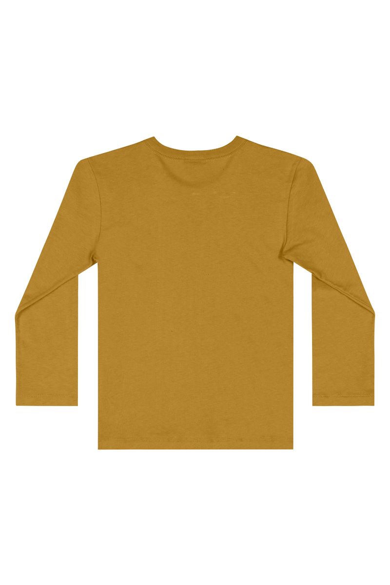 Camiseta-Basica-em-Meia-Malha-Infantil-Menino--Marrom--Quimby
