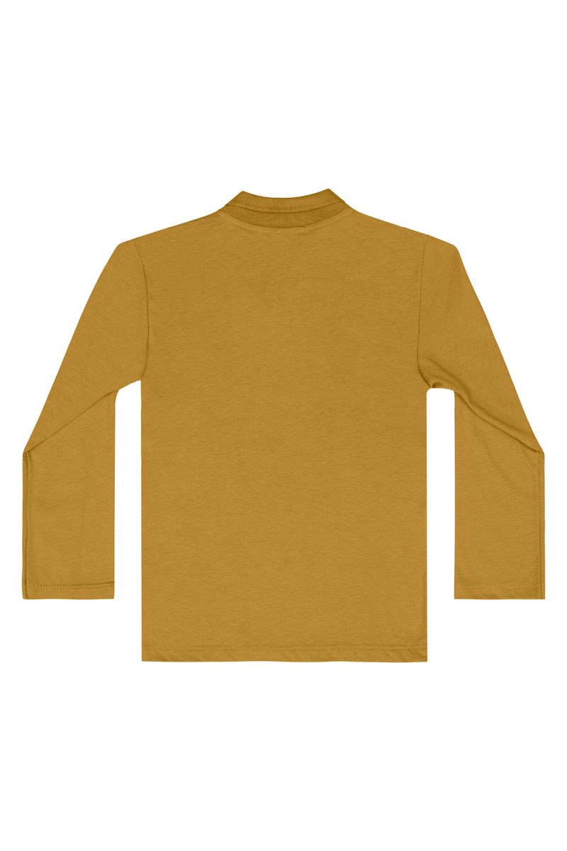 Polo-em-Meia-Malha-Infantil-Menino--Marrom--Quimby