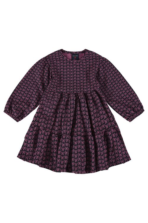 Vestido de Manga Longa Infantil (Preto) Guloseima